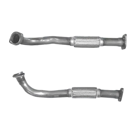 Auspuffrohr Abgasrohr Flexrohr Hosenrohr Abgaskrümmer Rohr bis EURO 2 E-Prüfzeichen für SSANGYONG MUSSO 2.3L 16v M 111.970 Motor u.a. BM CATALYSTS