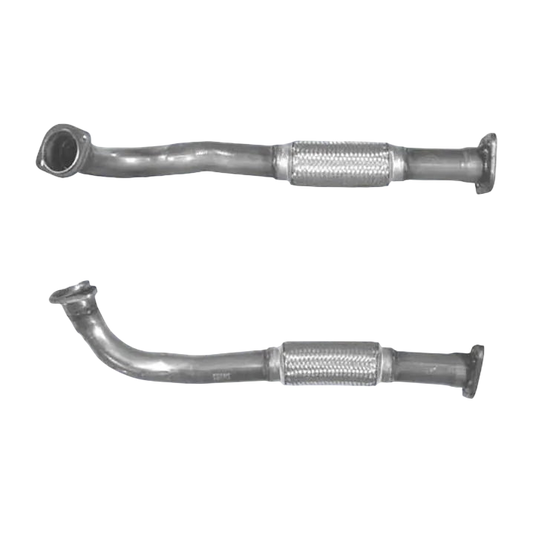 Auspuffrohr Abgasrohr Flexrohr Hosenrohr Abgaskrümmer Rohr bis EURO 2 E-Prüfzeichen für SSANGYONG MUSSO 2.3L 16v M 111.970 Motor u.a. BM CATALYSTS