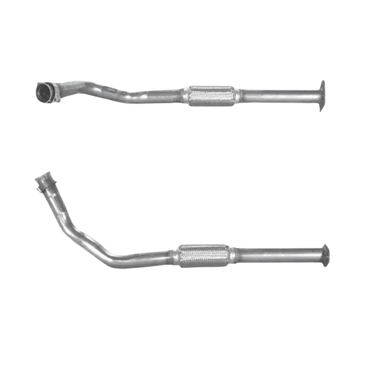 Auspuffrohr Abgasrohr Flexrohr Hosenrohr Abgaskrümmer Rohr bis EURO 2 E-Prüfzeichen für SSANGYONG MUSSO 2.9L 4X4 MB-OM 662 Motor u.a. BM CATALYSTS