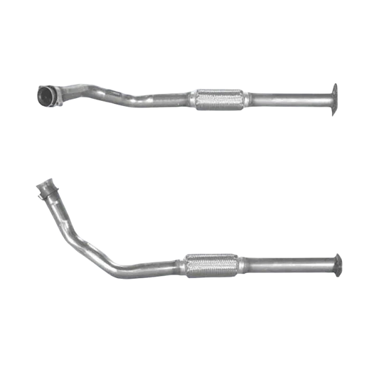 Auspuffrohr Abgasrohr Flexrohr Hosenrohr Abgaskrümmer Rohr bis EURO 2 E-Prüfzeichen für SSANGYONG MUSSO 2.9L 4X4 MB-OM 662 Motor u.a. BM CATALYSTS