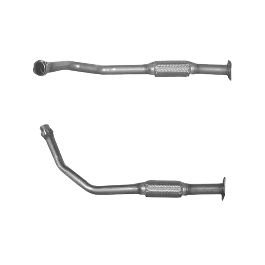 Auspuffrohr Abgasrohr Flexrohr Hosenrohr Abgaskrümmer Rohr bis EURO 2 E-Prüfzeichen für SSANGYONG MUSSO 2.9L 4x4 Diesel-Modell ohne Kat u.a. BM CATALYSTS