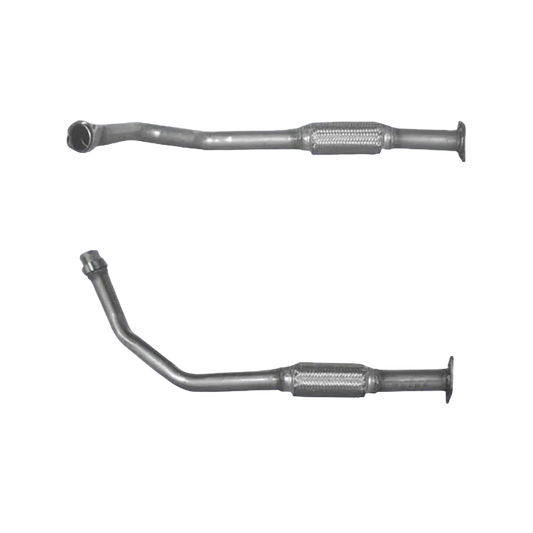 Auspuffrohr Abgasrohr Flexrohr Hosenrohr Abgaskrümmer Rohr bis EURO 2 E-Prüfzeichen für SSANGYONG MUSSO 2.9L 4x4 Diesel-Modell ohne Kat u.a. BM CATALYSTS
