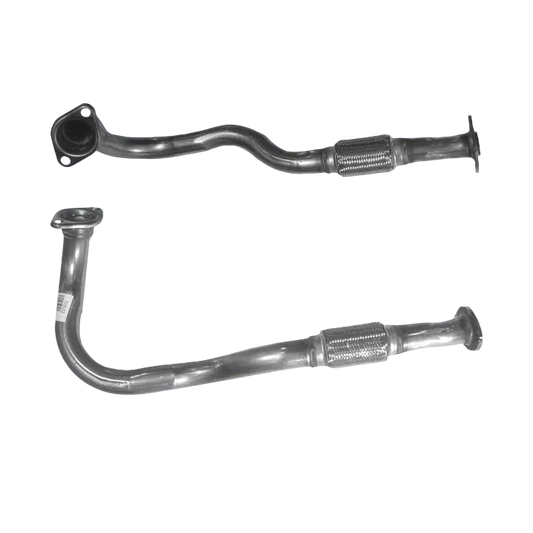 Auspuffrohr Abgasrohr Flexrohr Hosenrohr Abgaskrümmer Rohr bis EURO 2 E-Prüfzeichen für TOYOTA AVENSIS 2L Turbodiesel 2C-TE Motor u.a. BM CATALYSTS