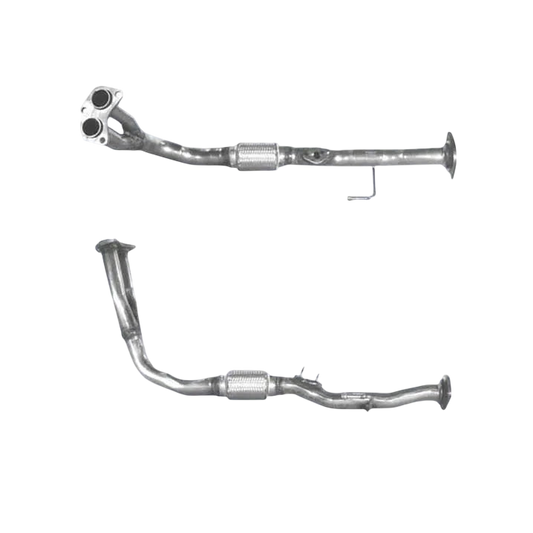 Auspuffrohr Abgasrohr Flexrohr Hosenrohr Abgaskrümmer Rohr bis EURO 2 E-Prüfzeichen für TOYOTA CAMRY 2.2L 16-V-Limousine 5S-FE-Motor u.a. BM CATALYSTS