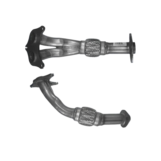 Auspuffrohr Abgasrohr Flexrohr Hosenrohr Abgaskrümmer Rohr bis EURO 2 E-Prüfzeichen für TOYOTA CARINA 1.6L E 16v Automatik 4A-FE Motor u.a. BM CATALYSTS