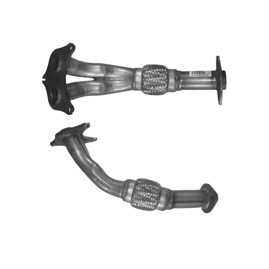 Auspuffrohr Abgasrohr Flexrohr Hosenrohr Abgaskrümmer Rohr bis EURO 2 E-Prüfzeichen für TOYOTA CARINA 1.6L E 16v Automatik 4A-FE Motor u.a. BM CATALYSTS