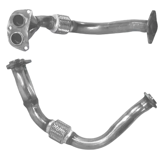 Auspuffrohr Abgasrohr Flexrohr Hosenrohr Abgaskrümmer Rohr bis EURO 2 E-Prüfzeichen für TOYOTA CARINA 2L E 16v 3S-FE Motor u.a. BM CATALYSTS