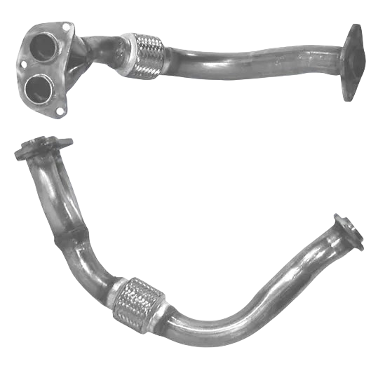 Auspuffrohr Abgasrohr Flexrohr Hosenrohr Abgaskrümmer Rohr bis EURO 2 E-Prüfzeichen für TOYOTA CARINA 2L E 16v 3S-FE Motor u.a. BM CATALYSTS