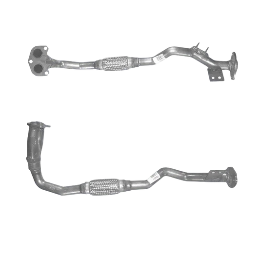 Auspuffrohr Abgasrohr Flexrohr Hosenrohr Abgaskrümmer Rohr bis EURO 2 E-Prüfzeichen für TOYOTA COROLLA 1.3L 16 V EE101-Serie u.a. BM CATALYSTS