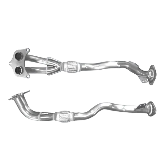 Auspuffrohr Abgasrohr Flexrohr Hosenrohr Abgaskrümmer Rohr bis EURO 2 E-Prüfzeichen für TOYOTA COROLLA 1.6L Si/Gli 4AFE Motor u.a. BM CATALYSTS
