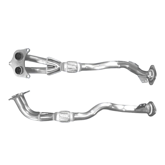 Auspuffrohr Abgasrohr Flexrohr Hosenrohr Abgaskrümmer Rohr bis EURO 2 E-Prüfzeichen für TOYOTA COROLLA 1.6L Si/Gli 4AFE Motor u.a. BM CATALYSTS