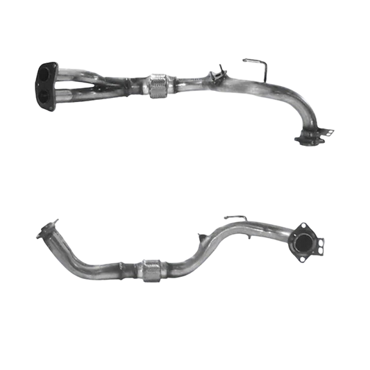 Auspuffrohr Abgasrohr Flexrohr Hosenrohr Abgaskrümmer Rohr bis EURO 2 E-Prüfzeichen für TOYOTA MR2 2L 16v Twin f/p 3SGE u.a. BM CATALYSTS