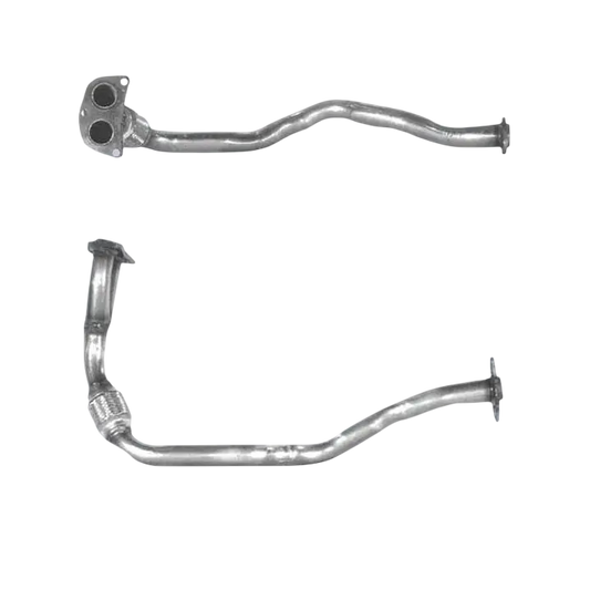 Auspuffrohr Abgasrohr Flexrohr Hosenrohr Abgaskrümmer Rohr bis EURO 2 E-Prüfzeichen für TOYOTA RAV4 2L 3SFE-Motor mit zwei vorderen Rohren u.a. BM CATALYSTS