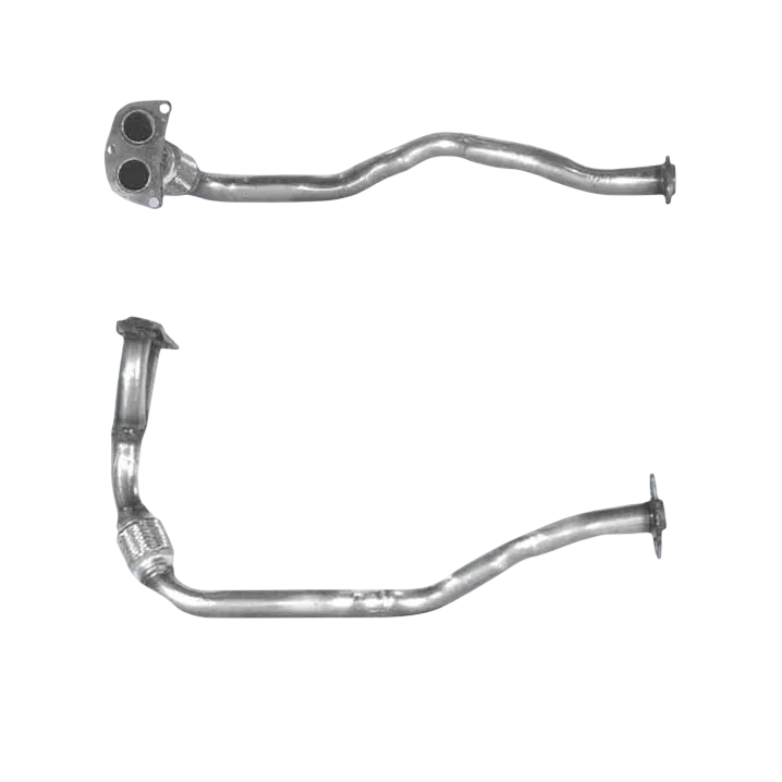 Auspuffrohr Abgasrohr Flexrohr Hosenrohr Abgaskrümmer Rohr bis EURO 2 E-Prüfzeichen für TOYOTA RAV4 2L 3SFE-Motor mit zwei vorderen Rohren u.a. BM CATALYSTS