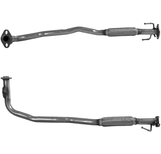 Auspuffrohr Abgasrohr Flexrohr Hosenrohr Abgaskrümmer Rohr bis EURO 2 E-Prüfzeichen für TOYOTA STARLET 1.3L 12-V-Motor EP81 2E-E u.a. BM CATALYSTS