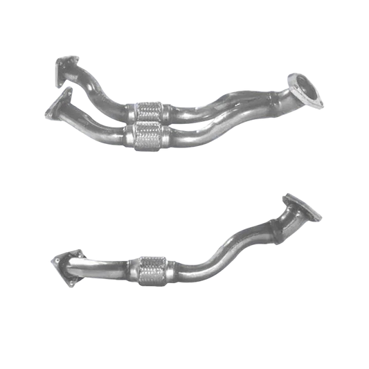 Auspuffrohr Abgasrohr Flexrohr Hosenrohr Abgaskrümmer Rohr bis EURO 2 E-Prüfzeichen für VOLKSWAGEN CORRADO 2.9L VR6 ABV u.a. BM CATALYSTS