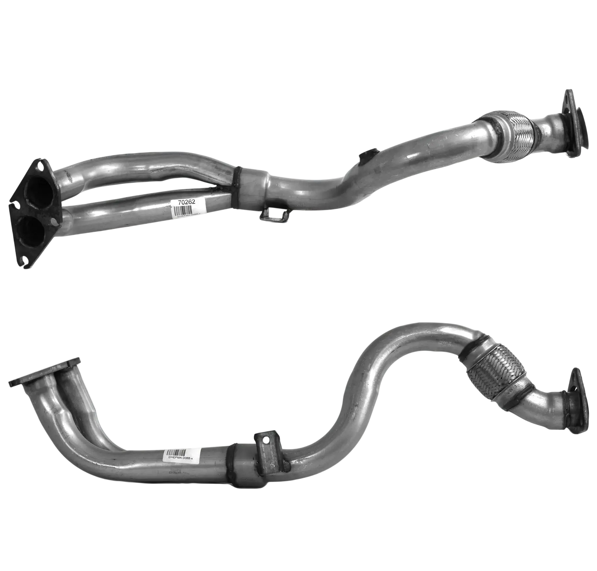 Auspuffrohr Abgasrohr Flexrohr Hosenrohr Abgaskrümmer Rohr bis EURO 2 E-Prüfzeichen für VOLKSWAGEN GOLF 1.6L Mk.3 AEE- und AEA-Motoren u.a. BM CATALYSTS