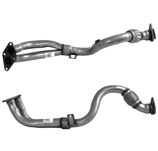 Auspuffrohr Abgasrohr Flexrohr Hosenrohr Abgaskrümmer Rohr bis EURO 2 E-Prüfzeichen für VOLKSWAGEN GOLF 1.6L Mk.3 AEE- und AEA-Motoren u.a. BM CATALYSTS