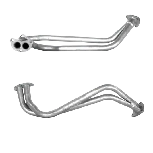 Auspuffrohr Abgasrohr Flexrohr Hosenrohr Abgaskrümmer Rohr bis EURO 2 E-Prüfzeichen für VOLVO 340 1.4L Doppel-Vorderrohr B13 Motor u.a. BM CATALYSTS