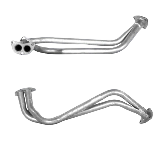 Auspuffrohr Abgasrohr Flexrohr Hosenrohr Abgaskrümmer Rohr bis EURO 2 E-Prüfzeichen für VOLVO 340 1.4L Doppel-Vorderrohr B13 Motor u.a. BM CATALYSTS