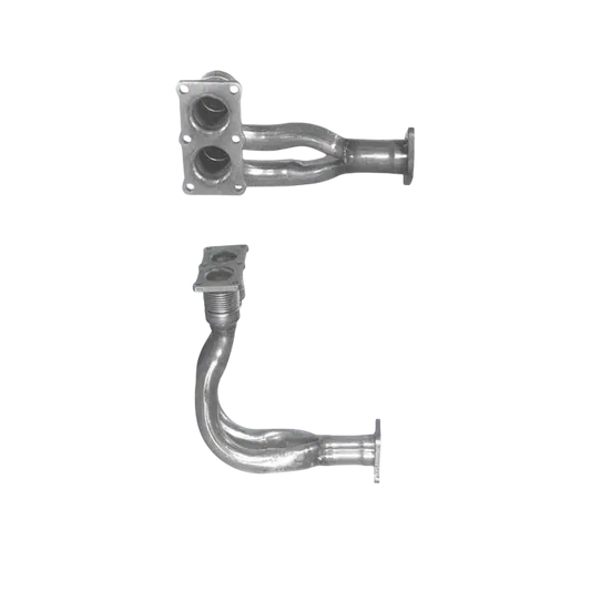 Auspuffrohr Abgasrohr Flexrohr Hosenrohr Abgaskrümmer Rohr bis EURO 2 E-Prüfzeichen für VOLVO 440 1.6L bis c/n 358975 u.a. BM CATALYSTS