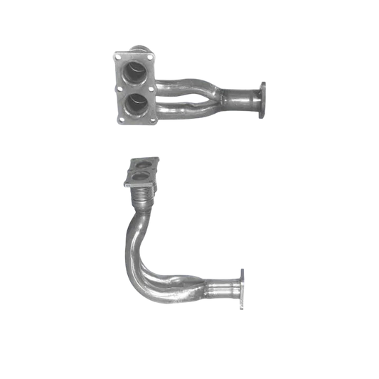 Auspuffrohr Abgasrohr Flexrohr Hosenrohr Abgaskrümmer Rohr bis EURO 2 E-Prüfzeichen für VOLVO 440 1.6L bis c/n 358975 u.a. BM CATALYSTS
