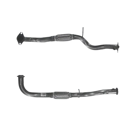 Auspuffrohr Abgasrohr Flexrohr Hosenrohr Abgaskrümmer Rohr bis EURO 2 oder 3 E-Prüfzeichen für MITSUBISHI SPACE 2L 16-V-4G63-Motor u.a. BM CATALYSTS