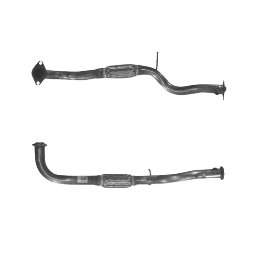 Auspuffrohr Abgasrohr Flexrohr Hosenrohr Abgaskrümmer Rohr bis EURO 2 oder 3 E-Prüfzeichen für MITSUBISHI SPACE 2L 16-V-4G63-Motor u.a. BM CATALYSTS