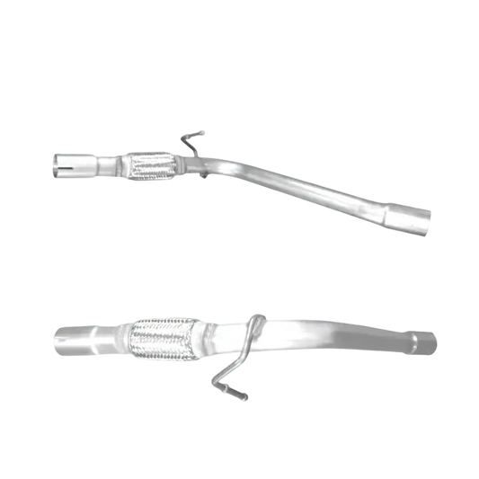 Auspuffrohr Abgasrohr Flexrohr Hosenrohr Abgaskrümmer Rohr bis EURO 3 E-Prüfzeichen für FIAT MULTIPLA 1.6L 16v BiPower 182B6.000 u.a. BM CATALYSTS