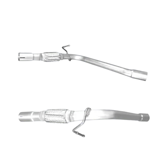 Auspuffrohr Abgasrohr Flexrohr Hosenrohr Abgaskrümmer Rohr bis EURO 3 E-Prüfzeichen für FIAT MULTIPLA 1.6L 16v BiPower 182B6.000 u.a. BM CATALYSTS