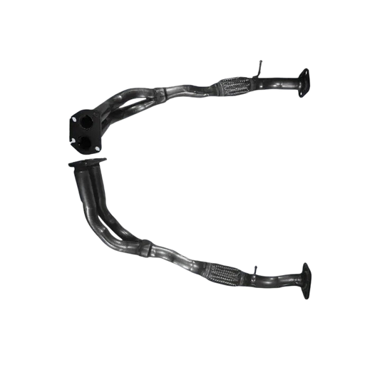 Auspuffrohr Abgasrohr Flexrohr Hosenrohr Abgaskrümmer Rohr bis EURO 3 E-Prüfzeichen für FIAT PUNTO 1.9L Mk.2 Diesel 188A3 Motor u.a. BM CATALYSTS