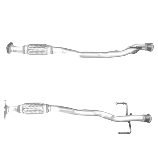 Auspuffrohr Abgasrohr Flexrohr Hosenrohr Abgaskrümmer Rohr bis EURO 3 E-Prüfzeichen für HYUNDAI GETZ 1.1L 12-V-G4HD-Motor u.a. BM CATALYSTS
