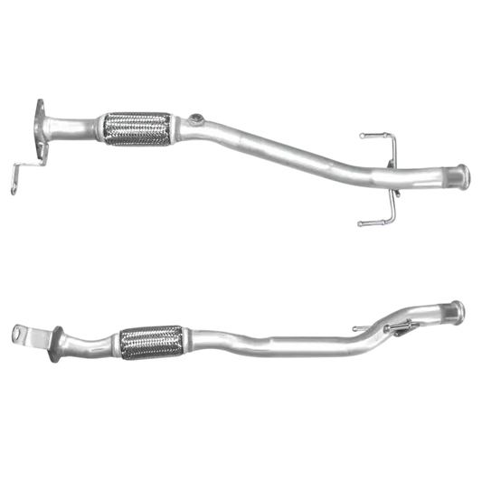 Auspuffrohr Abgasrohr Flexrohr Hosenrohr Abgaskrümmer Rohr bis EURO 3 E-Prüfzeichen für HYUNDAI GETZ 1.3L 12-V-G4EA-Motor u.a. BM CATALYSTS