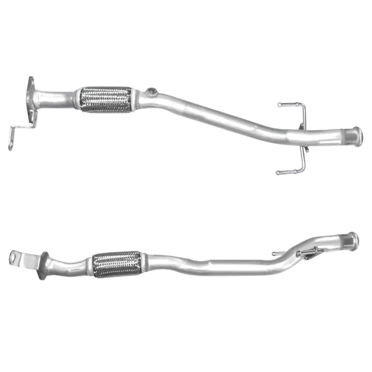 Auspuffrohr Abgasrohr Flexrohr Hosenrohr Abgaskrümmer Rohr bis EURO 3 E-Prüfzeichen für HYUNDAI GETZ 1.3L 12-V-G4EA-Motor u.a. BM CATALYSTS