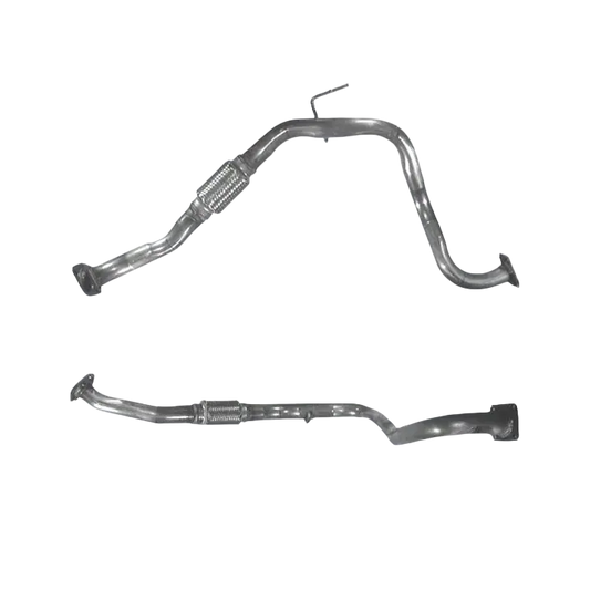 Auspuffrohr Abgasrohr Flexrohr Hosenrohr Abgaskrümmer Rohr bis EURO 3 E-Prüfzeichen für ISUZU PICKUP 2.5L Turbodiesel 4x4 u.a. BM CATALYSTS
