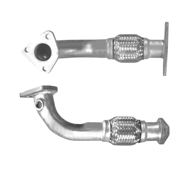 Auspuffrohr Abgasrohr Flexrohr Hosenrohr Abgaskrümmer Rohr bis EURO 3 E-Prüfzeichen für KIA CARENS 1.8L 16-V-TB-Motor u.a. BM CATALYSTS