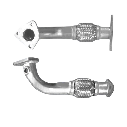 Auspuffrohr Abgasrohr Flexrohr Hosenrohr Abgaskrümmer Rohr bis EURO 3 E-Prüfzeichen für KIA CARENS 1.8L 16-V-TB-Motor u.a. BM CATALYSTS