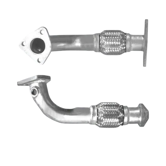 Auspuffrohr Abgasrohr Flexrohr Hosenrohr Abgaskrümmer Rohr bis EURO 3 E-Prüfzeichen für KIA CARENS 1.8L 16-V-TB-Motor u.a. BM CATALYSTS