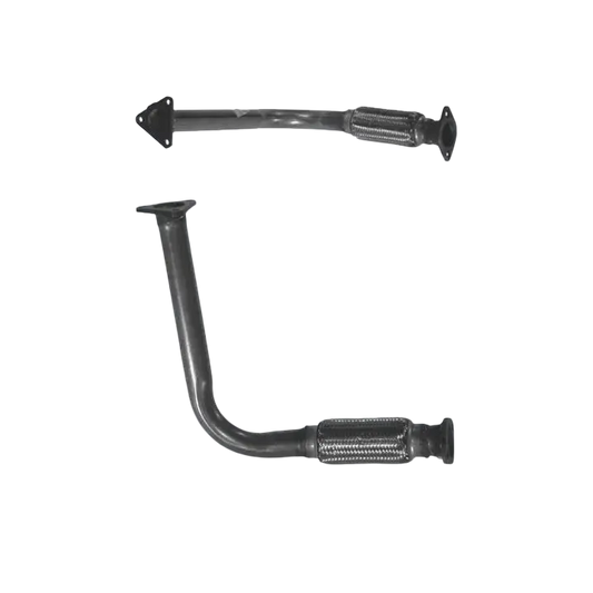 Auspuffrohr Abgasrohr Flexrohr Hosenrohr Abgaskrümmer Rohr bis EURO 3 E-Prüfzeichen für KIA CARNIVAL 2.9L CRDi J3 Motor u.a. BM CATALYSTS