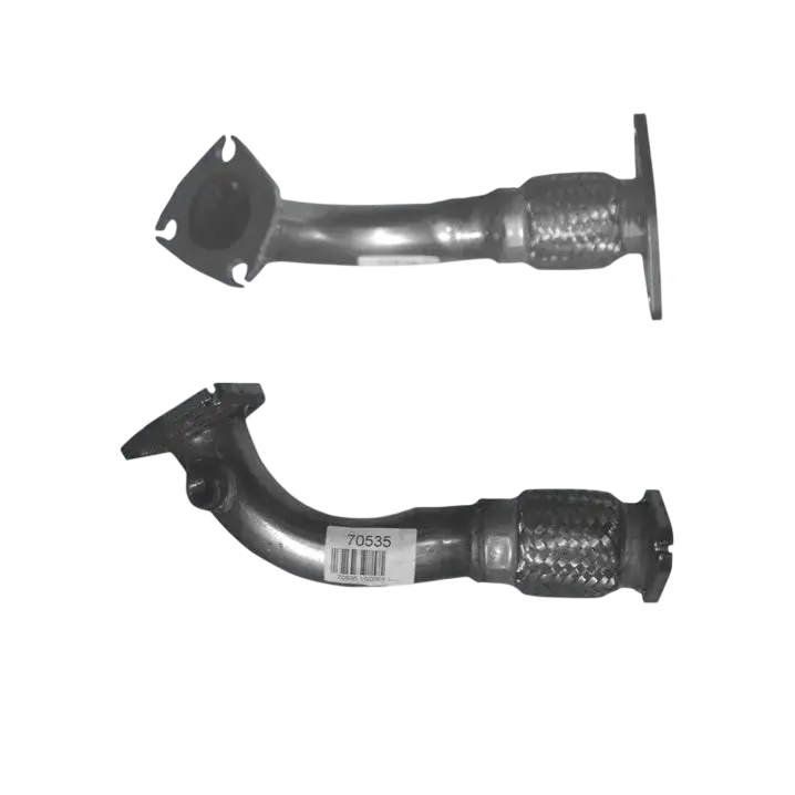 Auspuffrohr Abgasrohr Flexrohr Hosenrohr Abgaskrümmer Rohr bis EURO 3 E-Prüfzeichen für KIA SHUMA 1.8L 113 PS starker T8-Motor u.a. BM CATALYSTS
