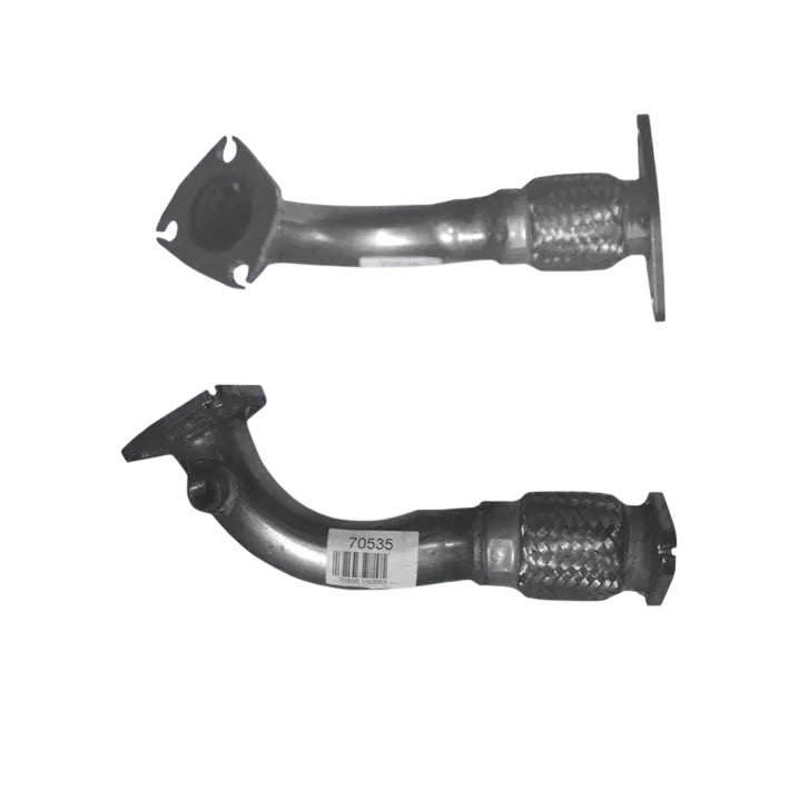 Auspuffrohr Abgasrohr Flexrohr Hosenrohr Abgaskrümmer Rohr bis EURO 3 E-Prüfzeichen für KIA SHUMA 1.8L 113 PS starker T8-Motor u.a. BM CATALYSTS