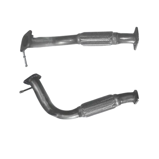 Auspuffrohr Abgasrohr Flexrohr Hosenrohr Abgaskrümmer Rohr bis EURO 3 E-Prüfzeichen für KIA SORENTO 2.5L CRDi Schaltgetriebe D4CB Motor u.a. BM CATALYSTS