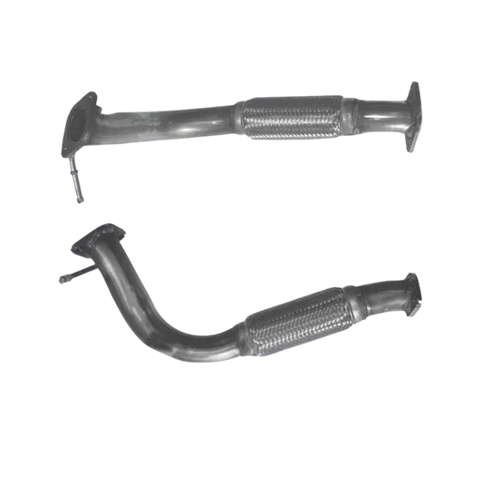 Auspuffrohr Abgasrohr Flexrohr Hosenrohr Abgaskrümmer Rohr bis EURO 3 E-Prüfzeichen für KIA SORENTO 2.5L CRDi Schaltgetriebe D4CB Motor u.a. BM CATALYSTS
