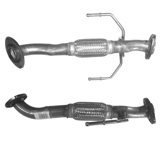 Auspuffrohr Abgasrohr Flexrohr Hosenrohr Abgaskrümmer Rohr bis EURO 3 E-Prüfzeichen für MAZDA 323F 2L Turbodiesel c/p zwischen Kats u.a. BM CATALYSTS