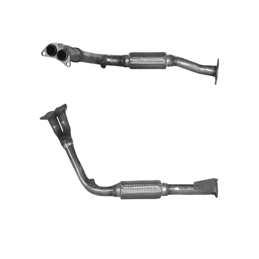 Auspuffrohr Abgasrohr Flexrohr Hosenrohr Abgaskrümmer Rohr bis EURO 3 E-Prüfzeichen für MITSUBISHI SHOGUN PININ 1.8L GDi 4G93 Motor u.a. BM CATALYSTS