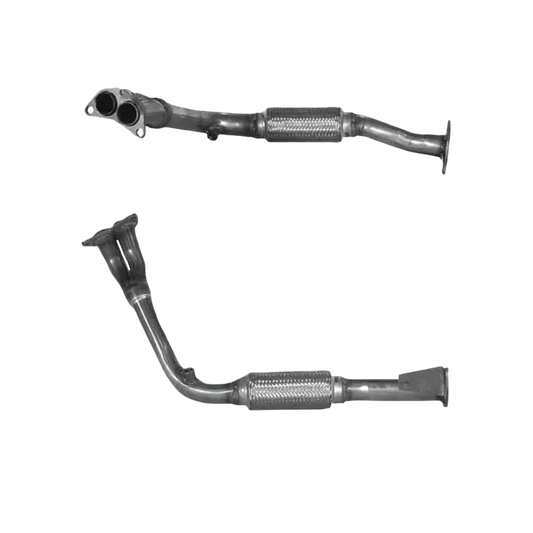 Auspuffrohr Abgasrohr Flexrohr Hosenrohr Abgaskrümmer Rohr bis EURO 3 E-Prüfzeichen für MITSUBISHI SHOGUN PININ 1.8L GDi 4G93 Motor u.a. BM CATALYSTS