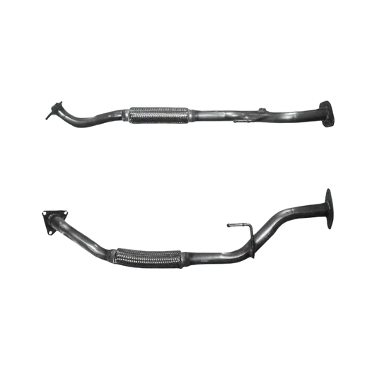 Auspuffrohr Abgasrohr Flexrohr Hosenrohr Abgaskrümmer Rohr bis EURO 3 E-Prüfzeichen für NISSAN ALMERA 1.5L 16-V-QG15DE-Motor u.a. BM CATALYSTS