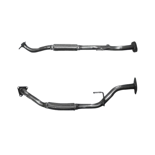 Auspuffrohr Abgasrohr Flexrohr Hosenrohr Abgaskrümmer Rohr bis EURO 3 E-Prüfzeichen für NISSAN ALMERA 1.5L 16-V-QG15DE-Motor u.a. BM CATALYSTS