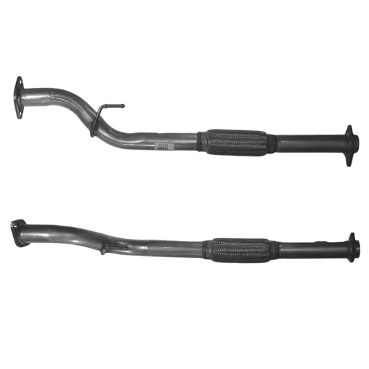 Auspuffrohr Abgasrohr Flexrohr Hosenrohr Abgaskrümmer Rohr bis EURO 3 E-Prüfzeichen für NISSAN ALMERA 2.2L Di & dCi Turbodiesel u.a. BM CATALYSTS