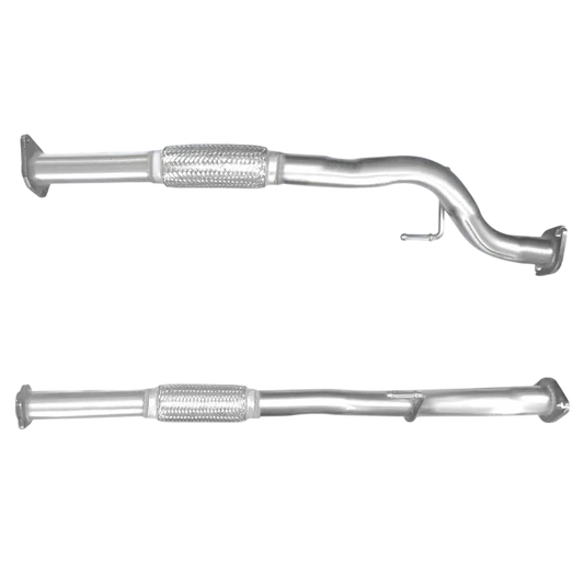Auspuffrohr Abgasrohr Flexrohr Hosenrohr Abgaskrümmer Rohr bis EURO 3 E-Prüfzeichen für NISSAN ALMERA TINO 2.2L Di & Dci YD22DDT-Motor u.a. BM CATALYSTS